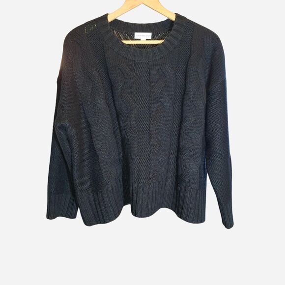 Calvin Klein Women’s XL Cable Knit Oversized Slouch Fit Crewneck Sweater - Picture 1 of 6